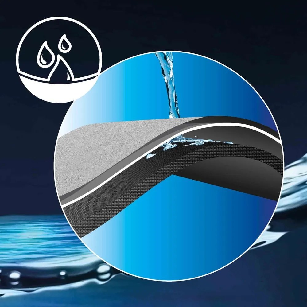 Jasnobrązowy dywanik łazienkowy 50x120 cm Serena – douceur d'intérieur