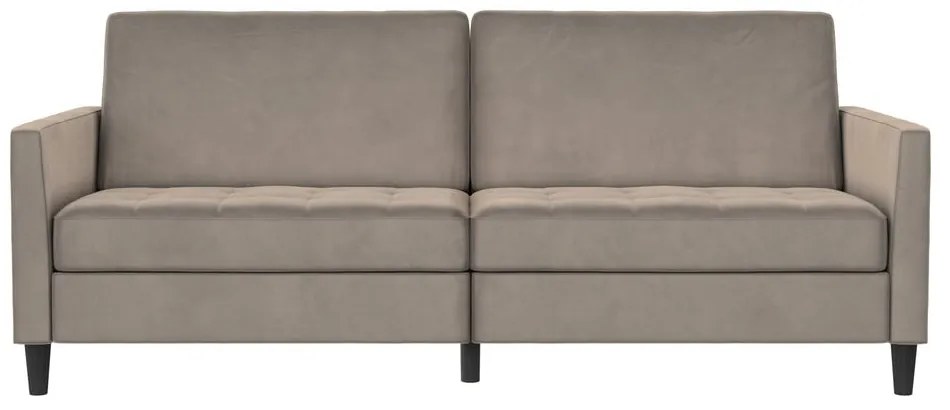 Beżowa aksamitna sofa 207 cm Presley – Støraa