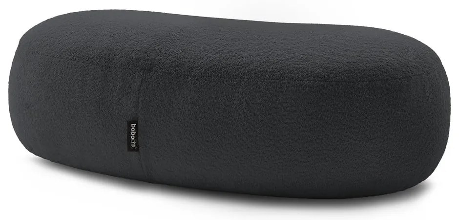 Ciemnoszary podnóżek z materiału bouclé Saint-Germain – Bobochic Paris