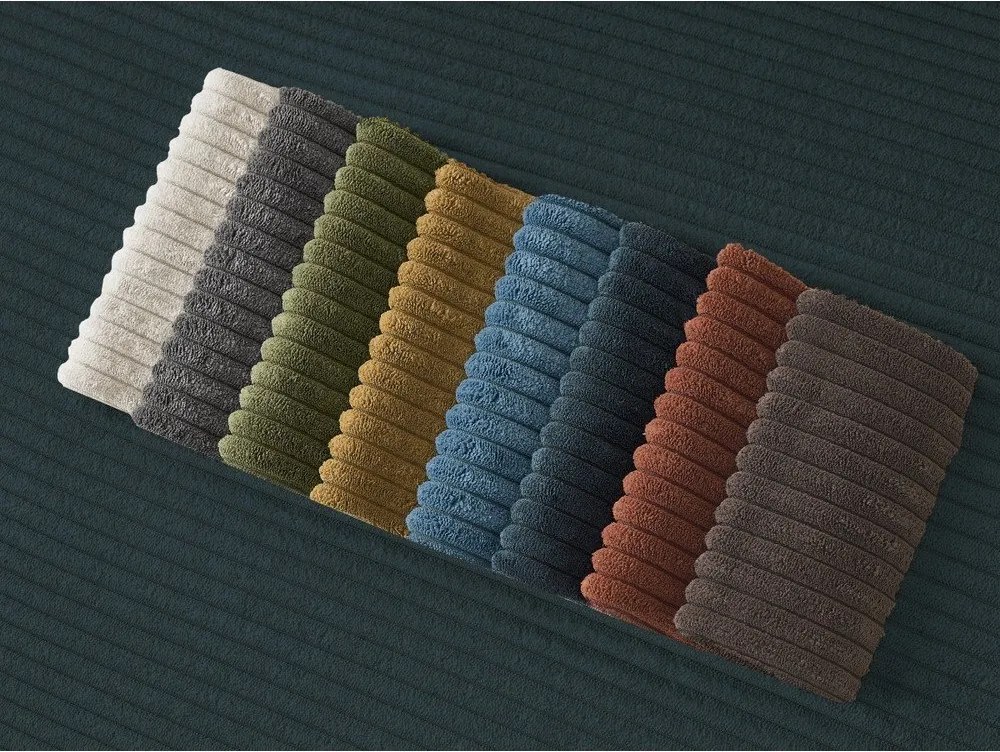 Ciemnoniebieska sztruksowa sofa 170 cm Giorgia – Bobochic Paris