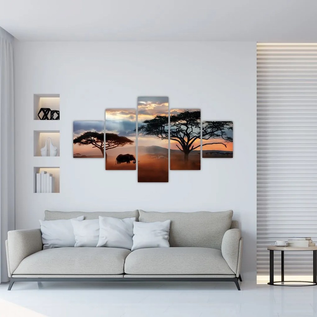Obraz - Park Narodowy Serengeti, Tanzania, Afryka (125x70 cm)