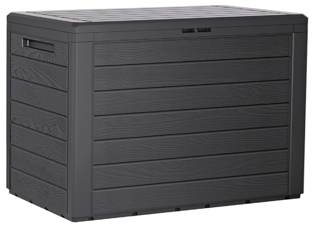 Skrzynia ogrodowa Woodebox 190 l antracytowa PROSPERPLAST