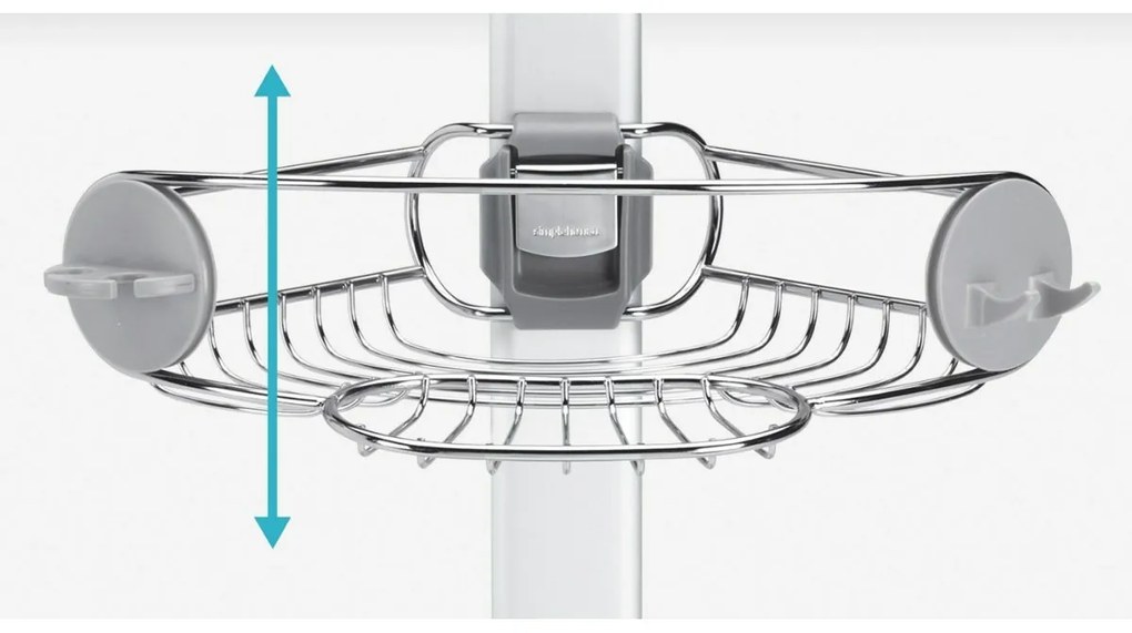 Simplehuman Narożny uchwyt pod prysznic