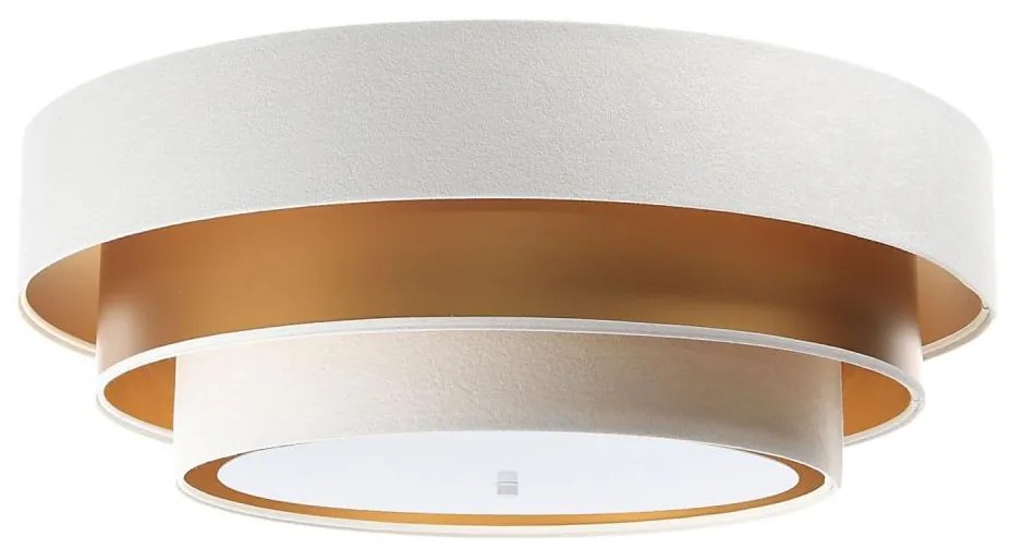 Lampa sufitowa TRINITI 2xE27/60W/230V biała/złota