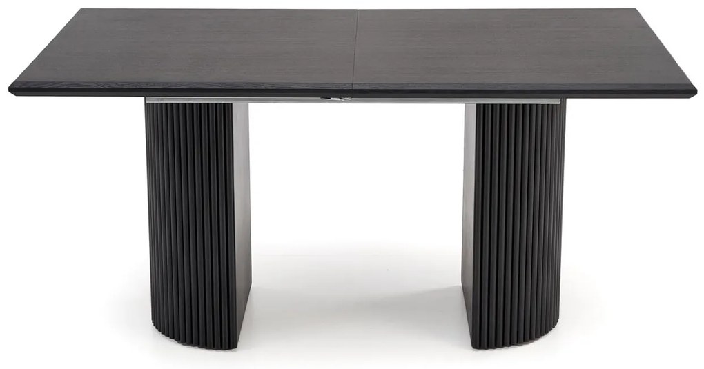 BOLERO stół rozkładany 160-250x90x78 cm czarny, 6-10 osobowy