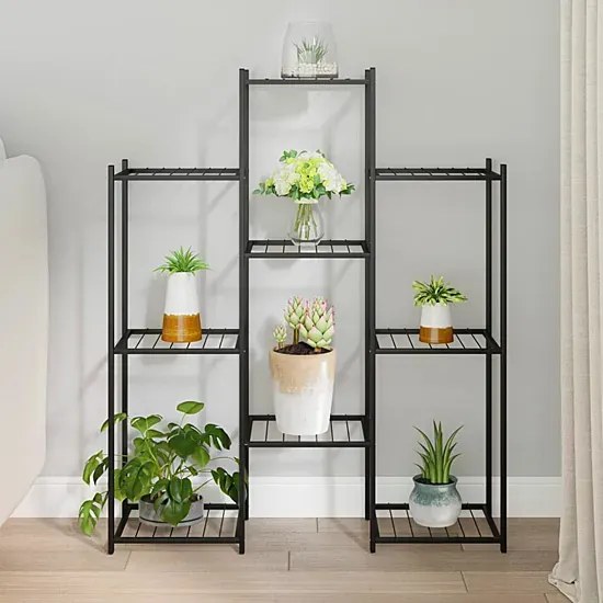 Kwietnik W Czarny Metalowy Stylu Loft H8-L14