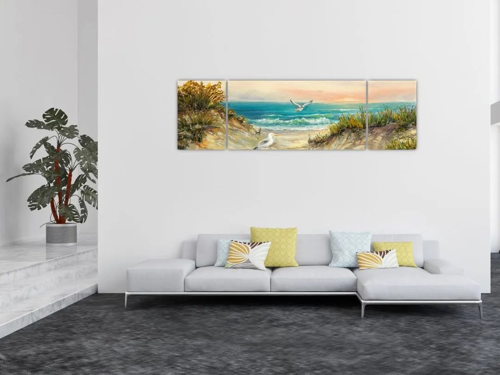 Obraz - Piaszczysta plaża (170x50 cm)