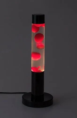 Rabalux 76028 dekoracyjna lampa stołowa LEDLavastic, czerwona