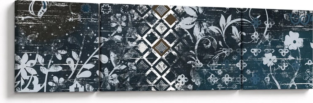 Obraz z kwiatowym wystrojem (170x50 cm)