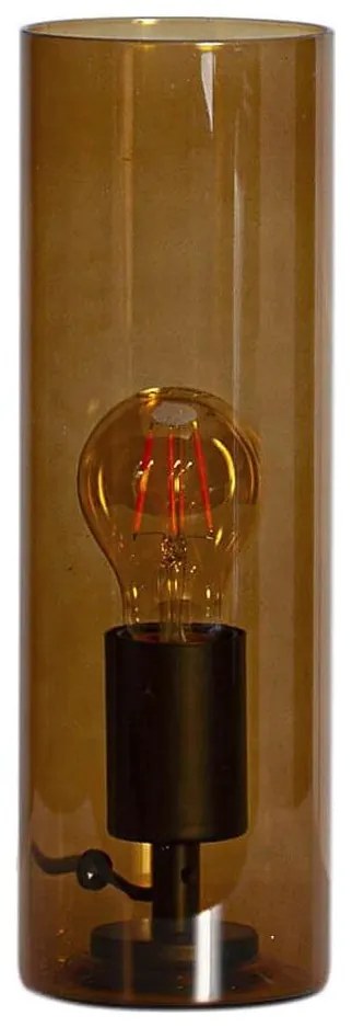 ByRydens 2820570-5512 - Lampa stołowa FLAKE 1xE27/8W/230V brązowa/przydymiona
