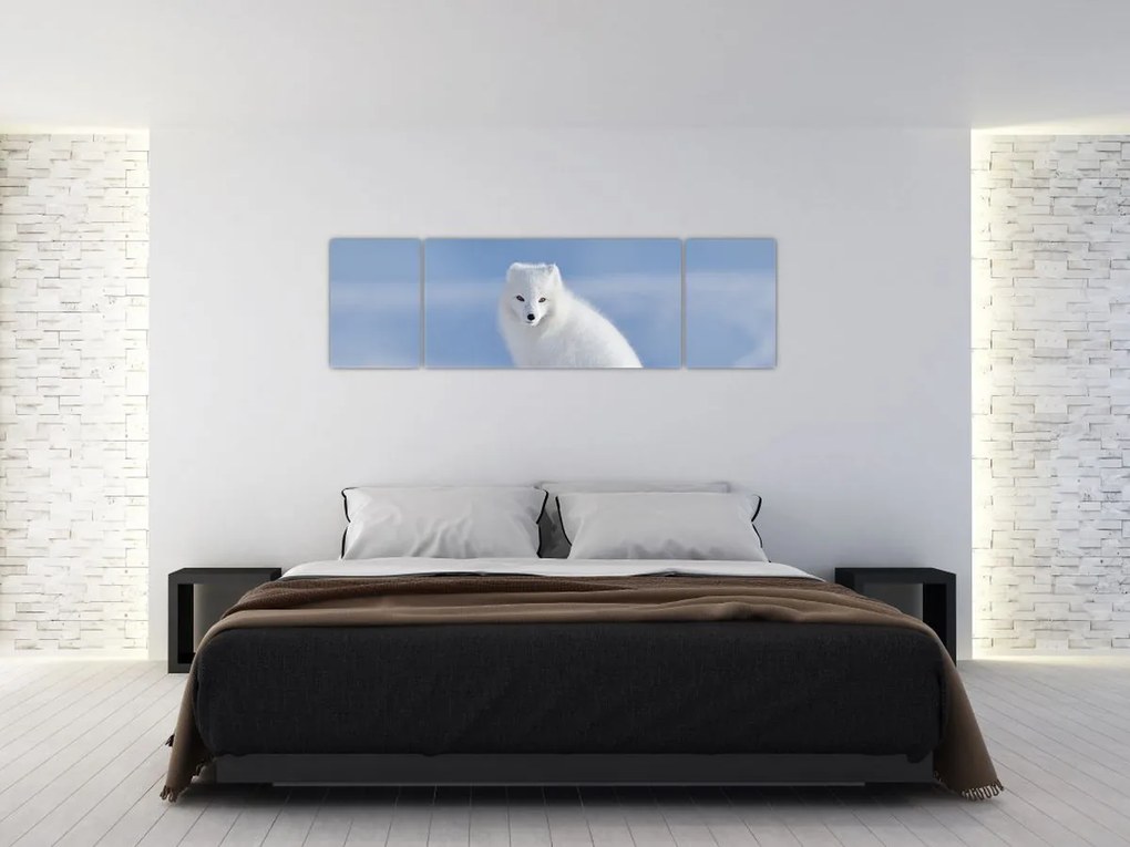 Obraz - Lis polarny (170x50 cm)