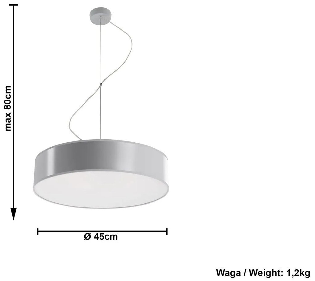 Elegancka lampa wisząca LED E818-Arens Rufi