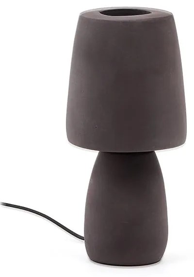 Ciemnobrązowa lampa stołowa (wysokość 30 cm) Tandy – Kave Home