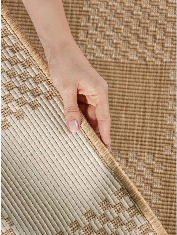 Kremowo-naturalny dywan odpowiedni na zewnątrz 160x230 cm Haringey Dorothy – Ted Baker