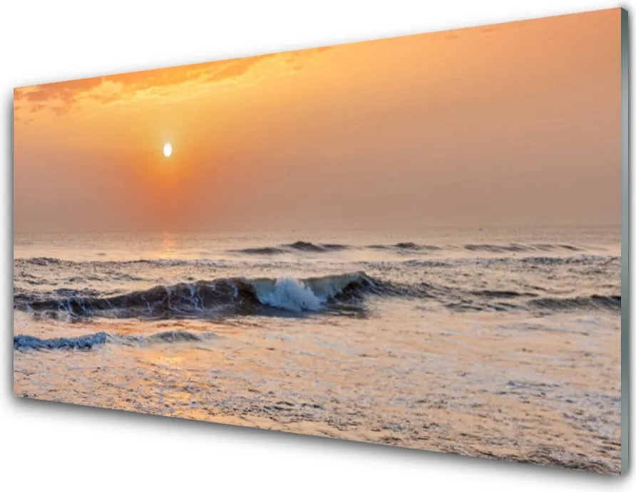 Panel Kuchenny Wzburzone Fale Oceanu