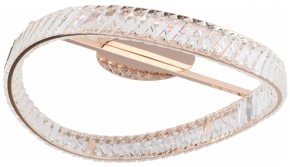 Zuma Line MX3317-1-3GT - ściemnialna oprawa LED GANO LED/36W/230V śr. 52 cm rose gold