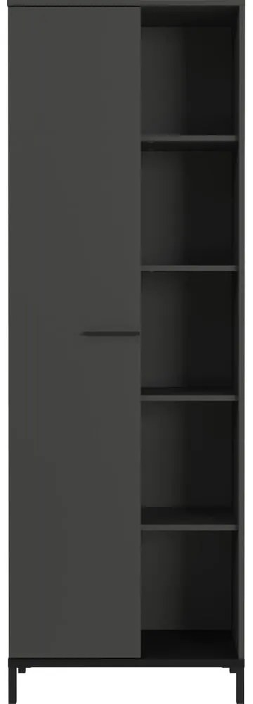 Antracytowy regał 64x190x34 cm Rovigo – Germania