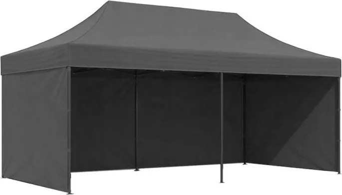 Pawilon ogrodowy 6x3 m szary FGC4 - namiot eventowy automatyczny, regulowana wysokość