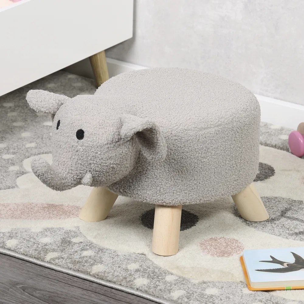 Stołek dziecięcy z motywem zwierzaka, wys. 25 cm