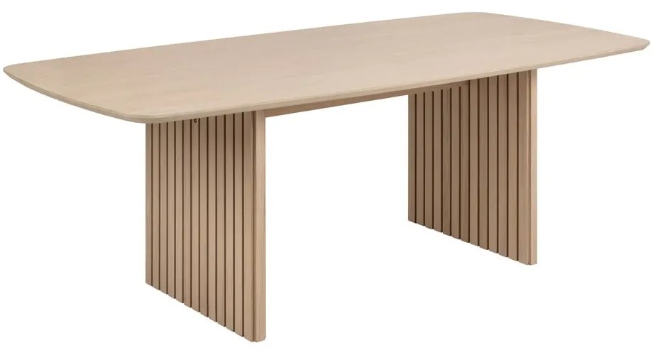 Biały stół w dekorze dębu 105x220 cm Christo – Actona