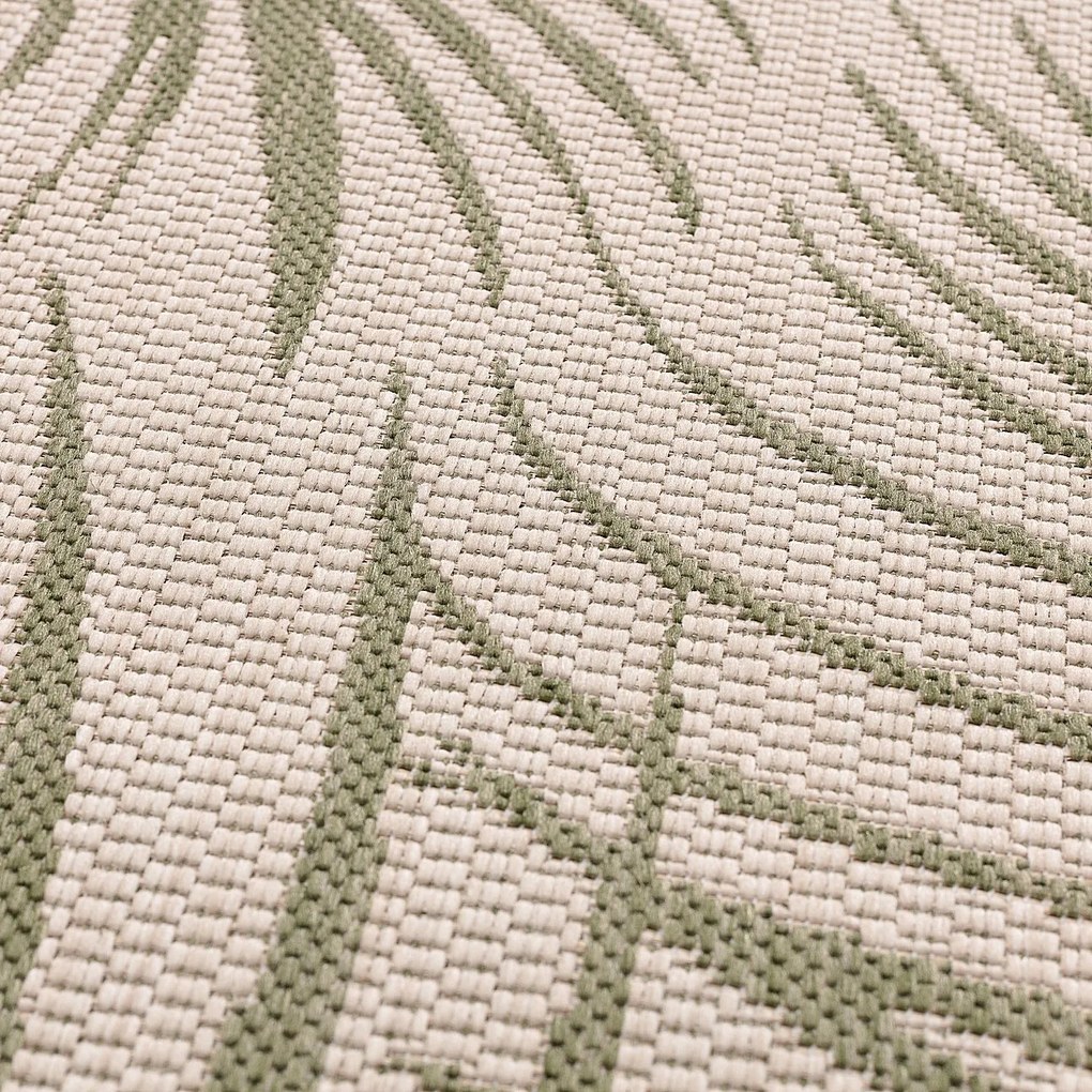 Dywan Lineo beige/jungle green 120cm