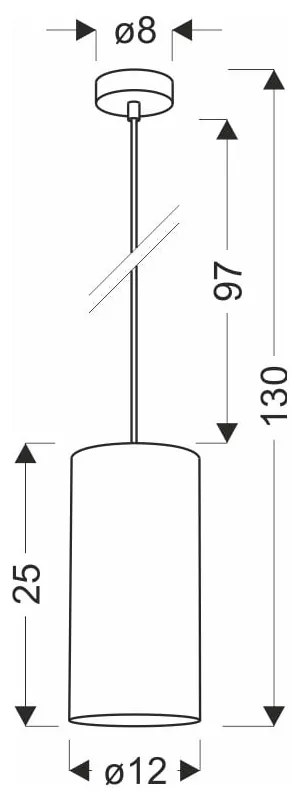 Beżowa lampa wisząca z rattanowym kloszem ø 12 cm Fleri – Candellux Lighting