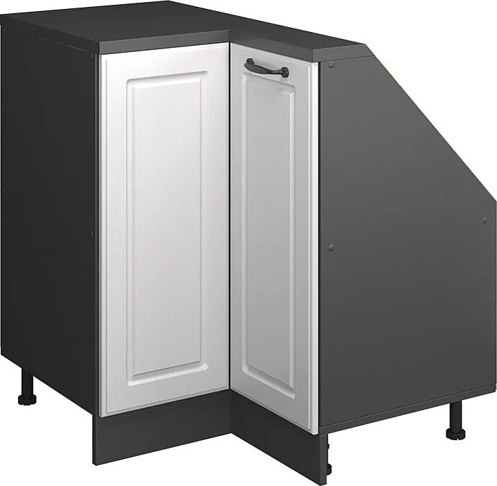 Narożna szafka kuchenna na dach skośny biały domek wiejski 75.6x75.6x81.6 r-line