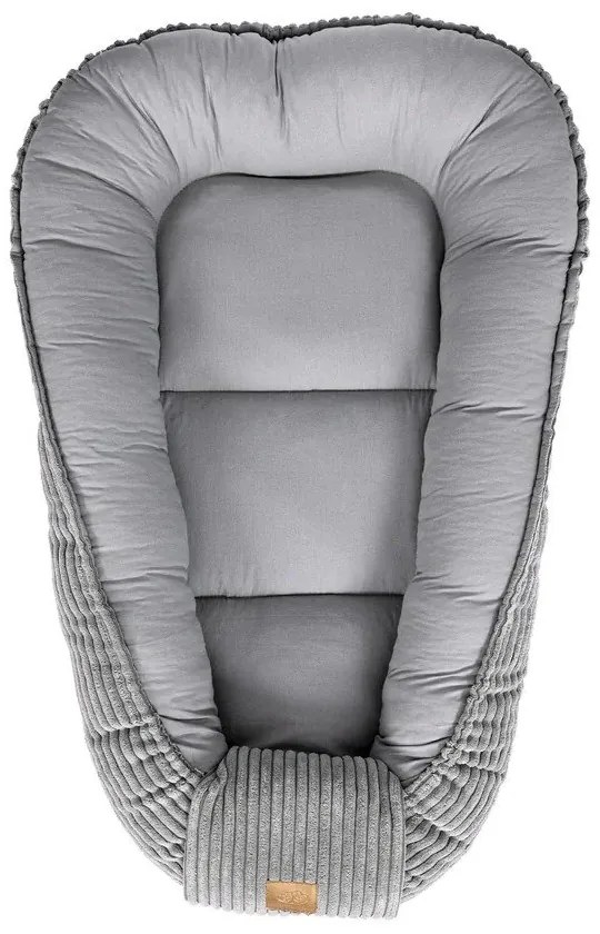 Szary kokon dla niemowląt 55x83 cm – Meowbaby