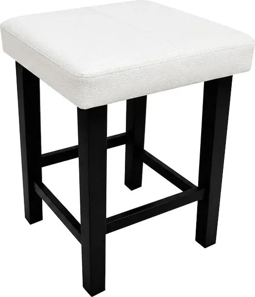 Taboret Klasyk 45cm Stołek Loft Eko-skóra D10