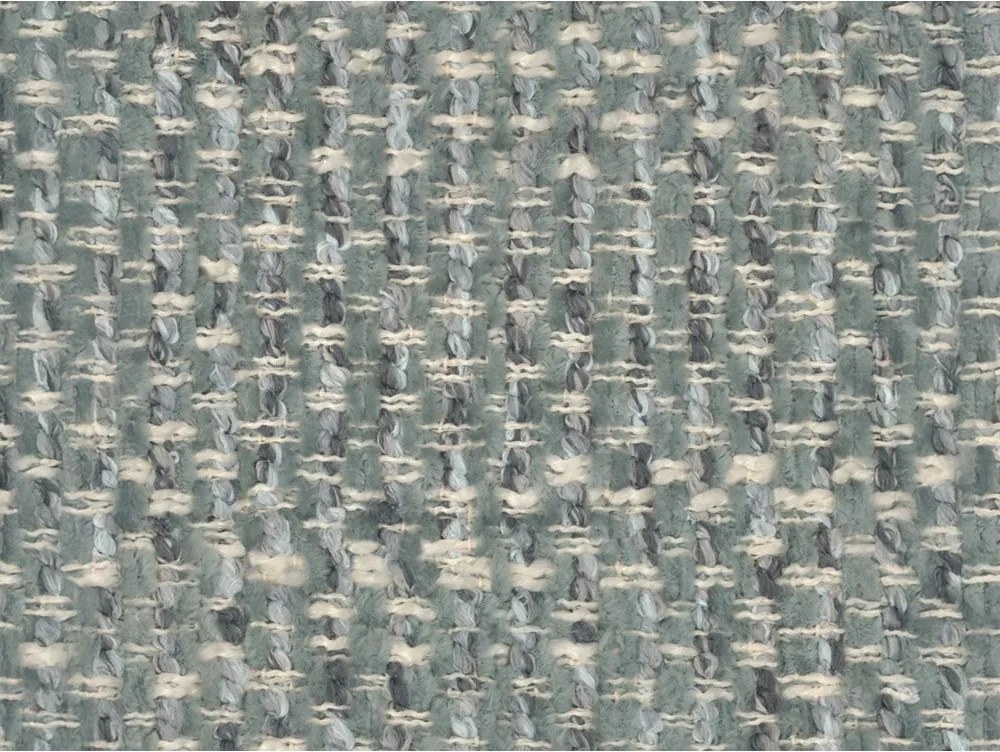 Niebieski podnóżek z tkaniny szenilowej Georgia – Micadoni