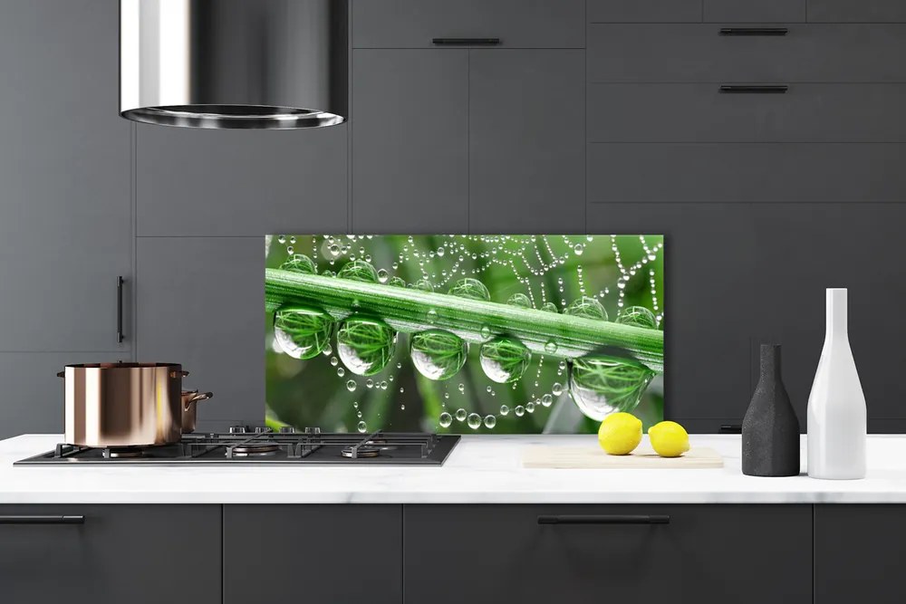 Panel nad blat kuchenny Perlista Pajęczyna W Rosie