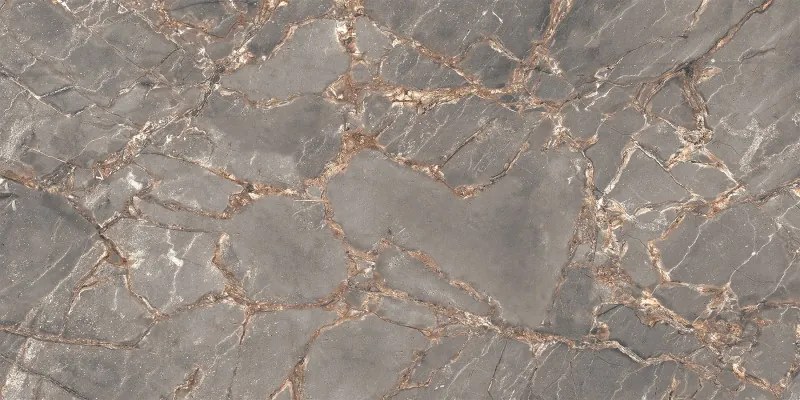 Mexen Rubble Grey gres szkliwiony rekt. G1, płytka podłogowo-ścienna 120 x 60 cm, carving - TL401-120-060-02