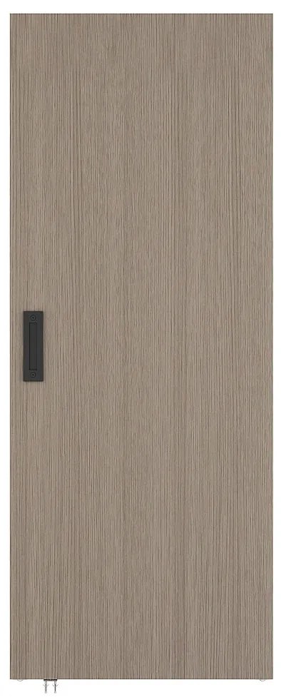 Drzwi przesuwne z drewna i MDF z niewidoczną szyną - Jasny dąb - 93 x 210 cm - BOCAZI