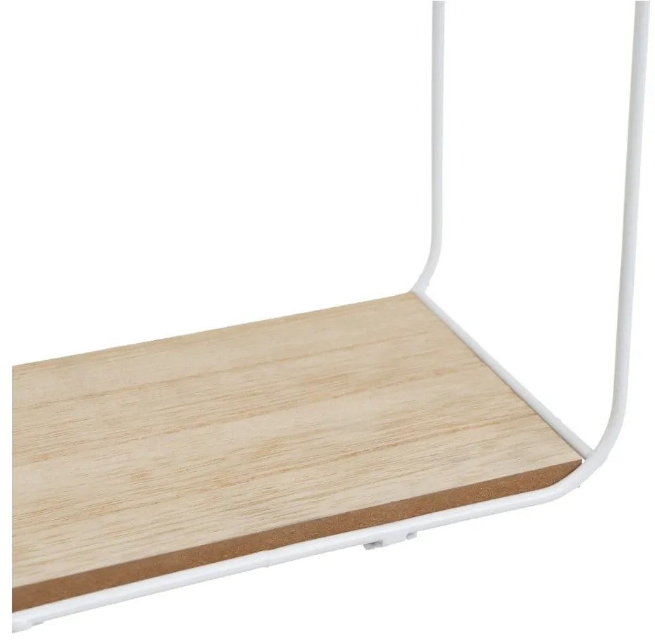 Biało-naturalne półki zestaw 2 szt. 21 cm – Casa Selección