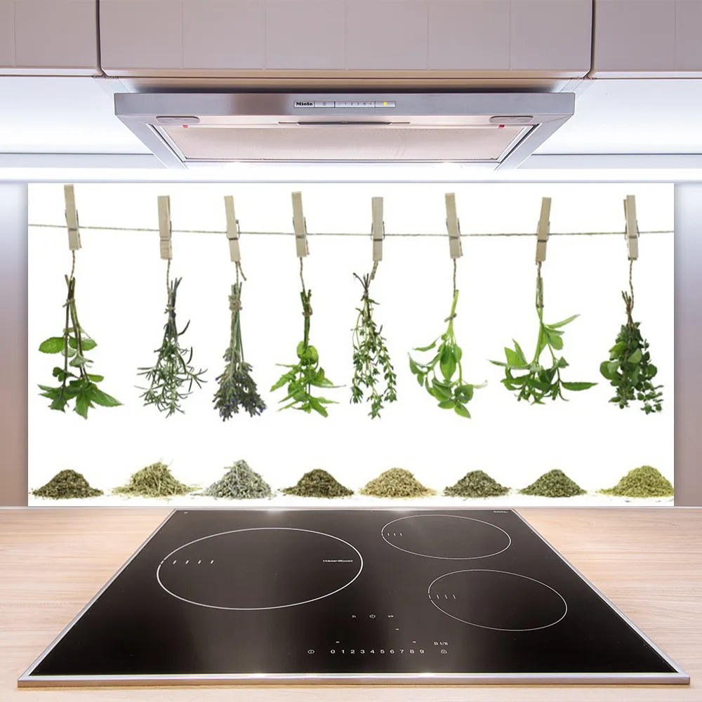 Panel Szklany do Kuchni Świeżość Kwiatów Ogrodowych