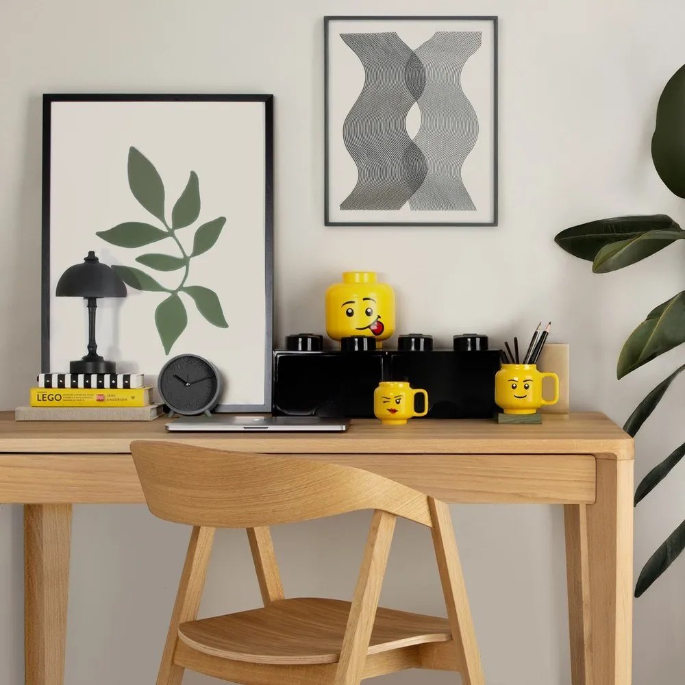 Czarny pojemnik z 2 szufladkami LEGO®