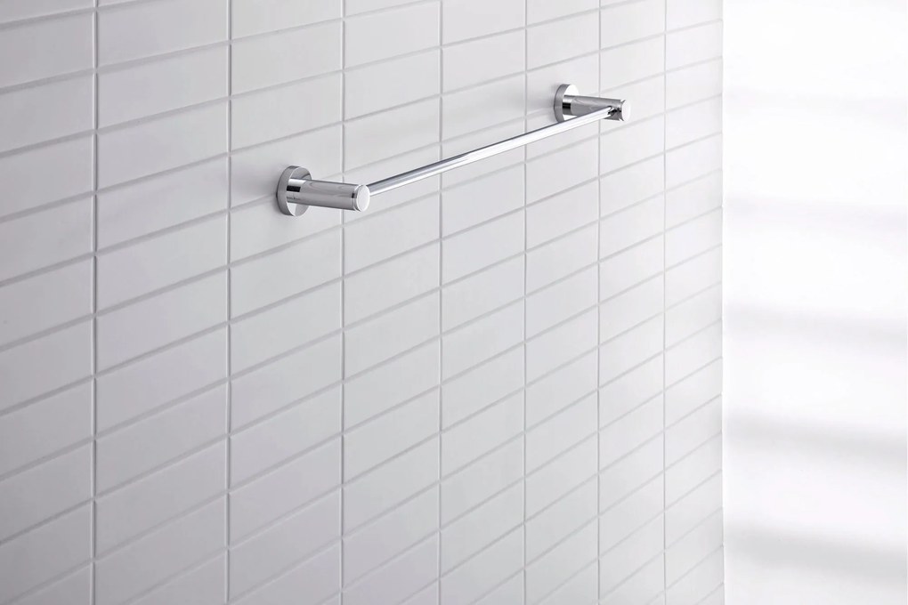 Duravit D-Code wieszak na ręczniki Chrom - długość do wyboru