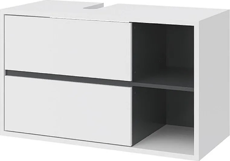 Szafka na wannę biały 100x45.5x60 viola