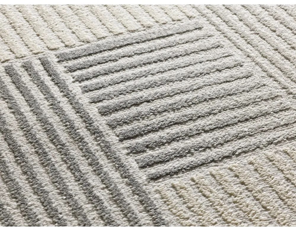 Jasnoszaro-kremowy dywan 80x150 cm Baresa – Universal