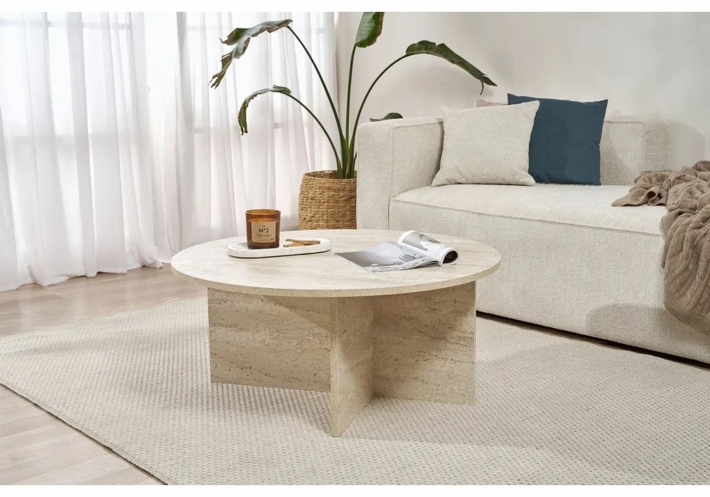 Stolik konferencyjny Soleil Travertine