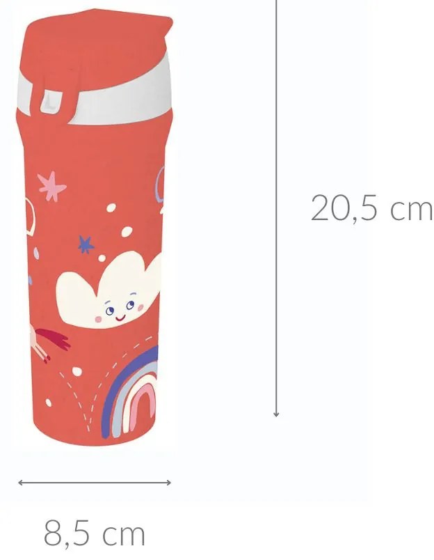 Bidon na wodę DREAMS, 500 ml, KOZIOL