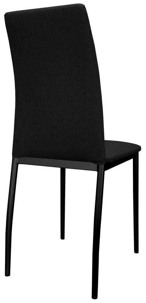 Krzesło tapicerowane ALAN stelaż czarny Sawana 14