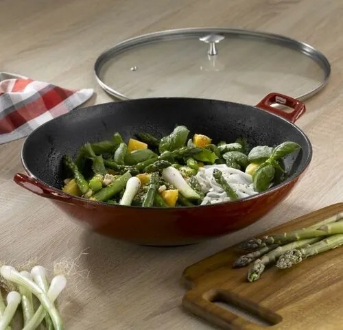 Kela Żeliwna Patelna WOK Calido, 36 cm