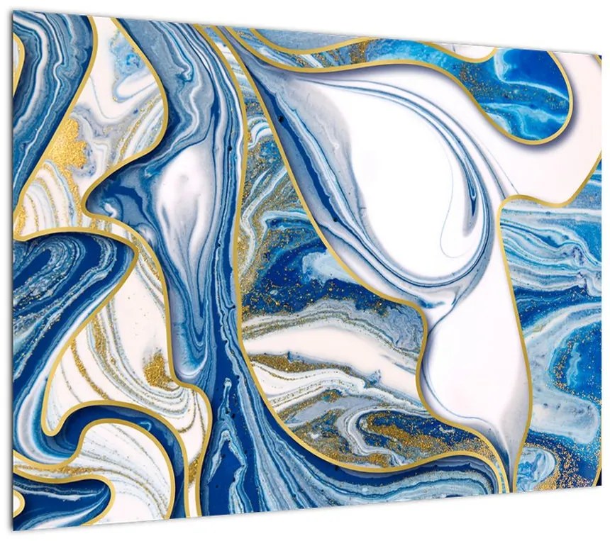 Obraz - Fale z marmuru (70x50 cm)