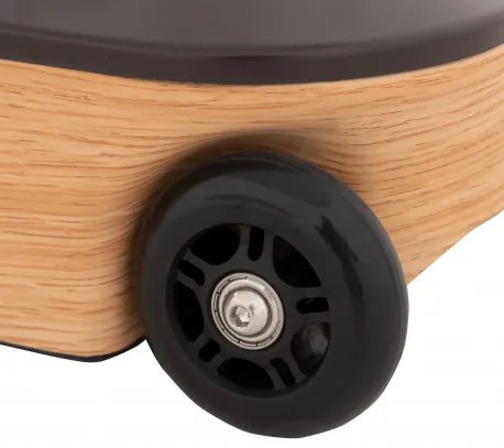 ALU WOOD TROLLEY 50kg - mobilny stojak na kółkach