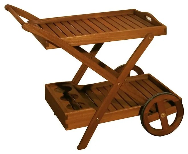 Barek ogrodowy z litego drewna eukaliptusowego 54x88 cm Toledo – Garden Pleasure
