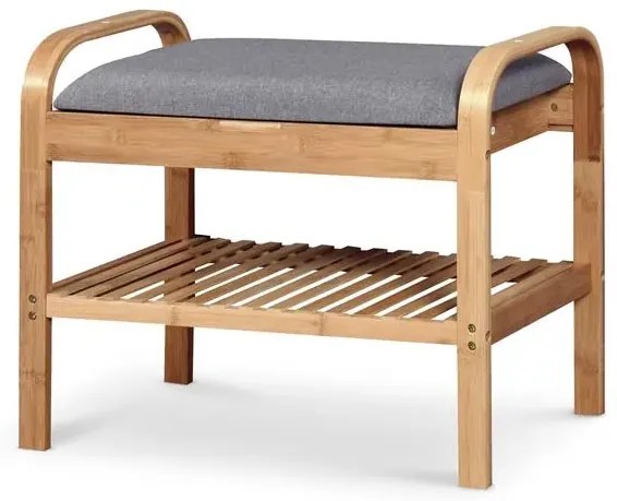 Stojak na buty ST-12 szary/naturalny HALMAR