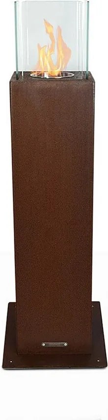 Capri 70 Rust Outdoor Bioethanol Garden Kominek