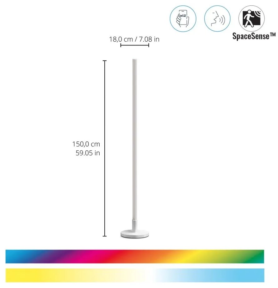 Inteligentna lampa stojąca LED 12 W – WiZ