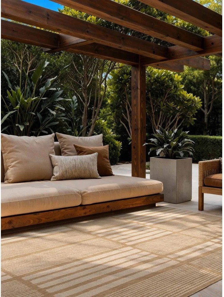 Kremowy/w naturalnym kolorze dywan odpowiedni na zewnątrz 120x170 cm Haringey Allington – Ted Baker